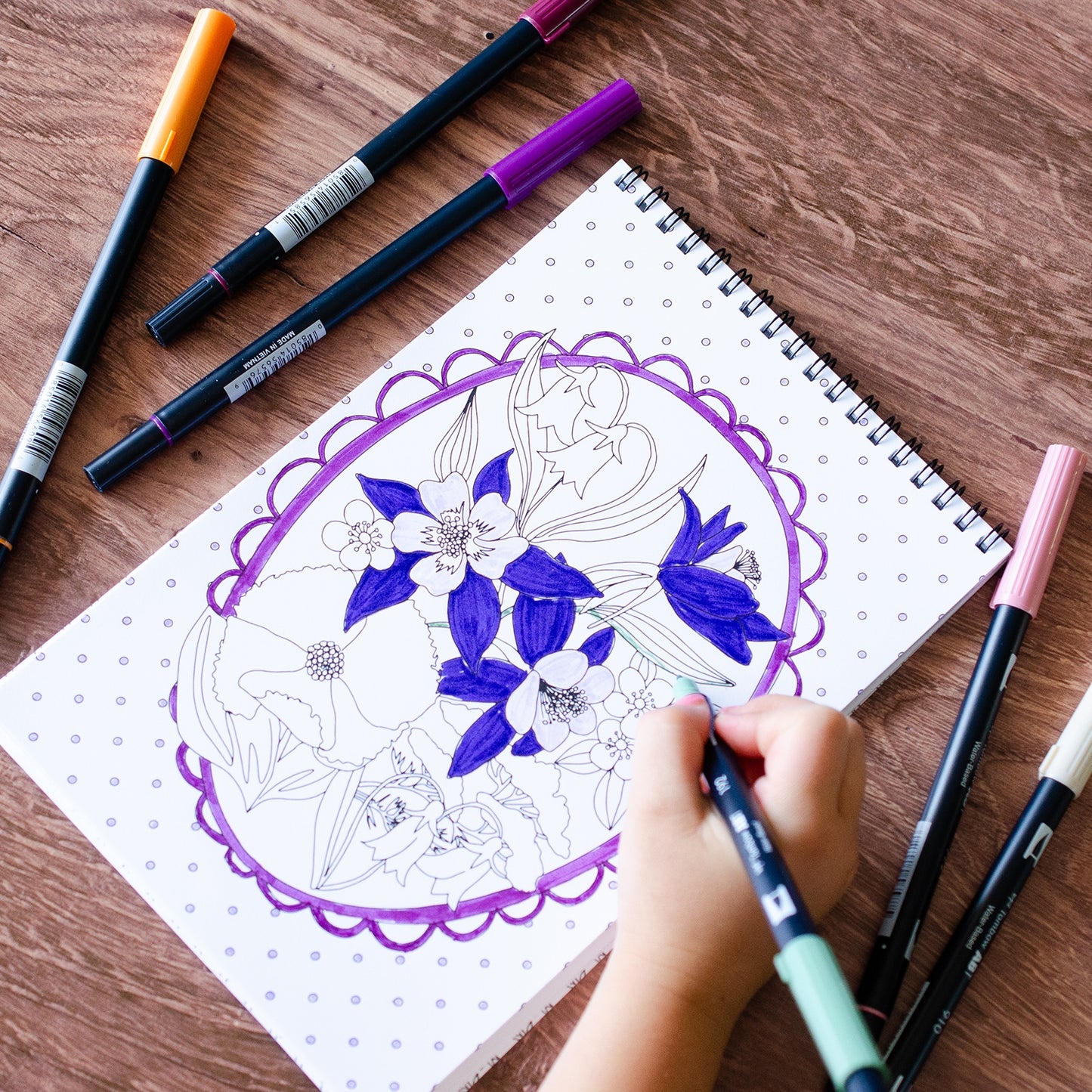 Wildflower- Coloring Books