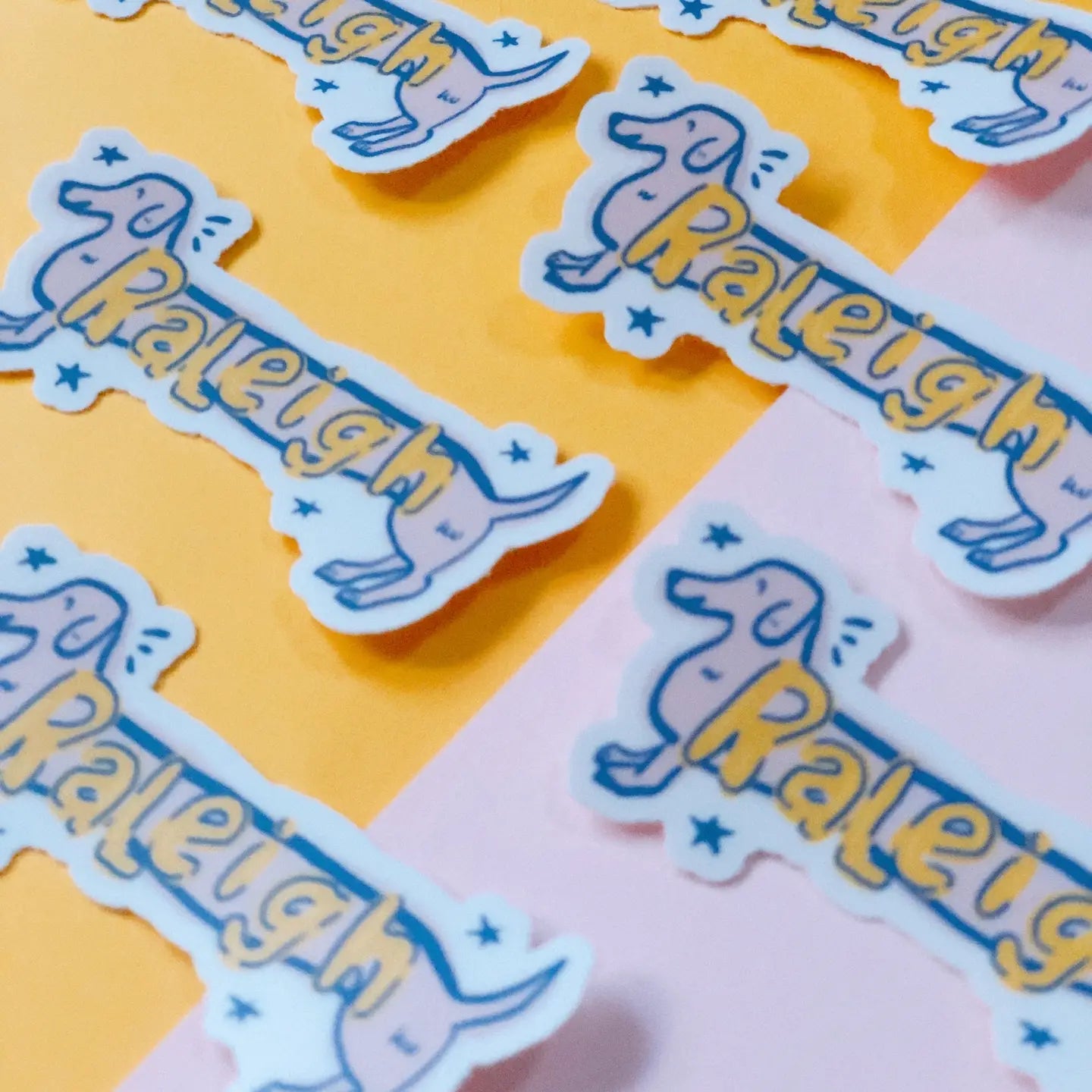 Raleigh Dog Sticker