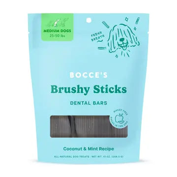 Bocce’s Bakery Dailies Brushy Sticks Dog Dental Treats