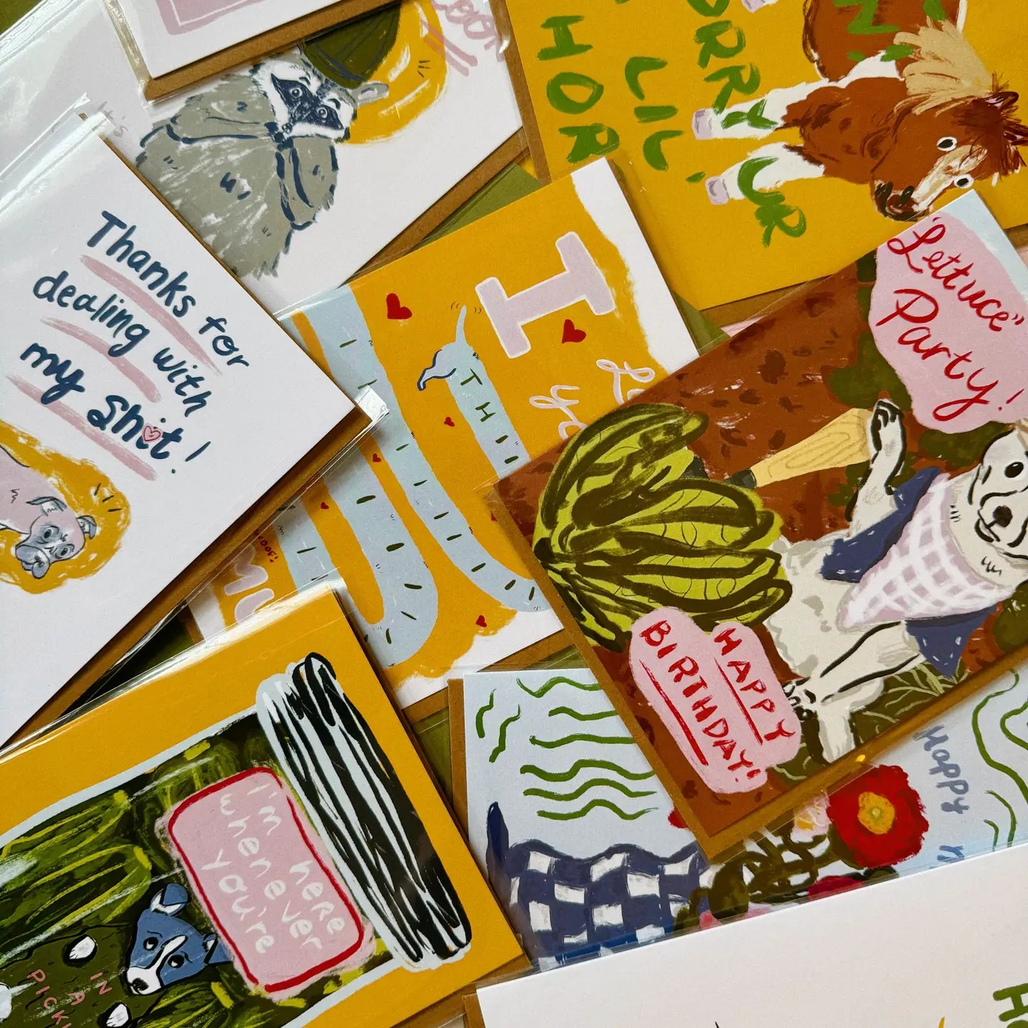 Lettuce Party Birthday Card