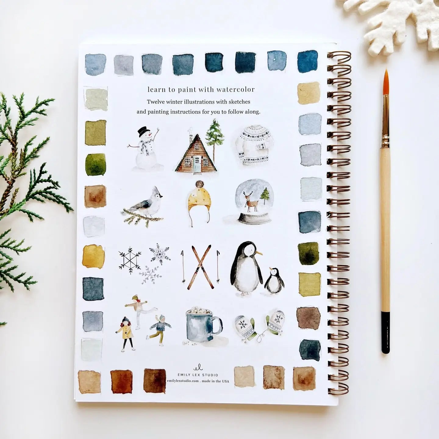 Winter Watercolor Workbooks