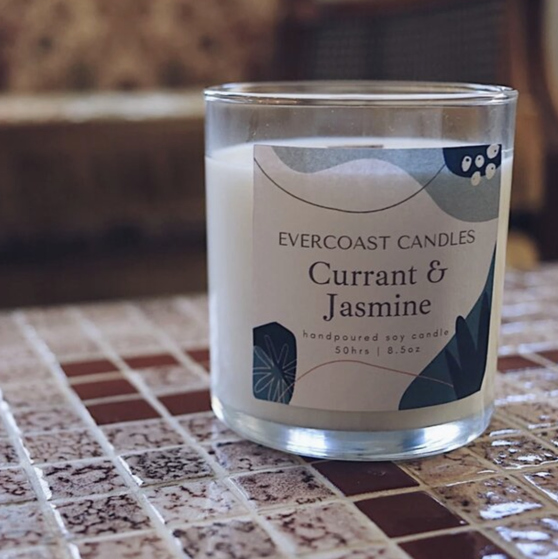 Currant & Jasmine Soy Candle, 8.5oz