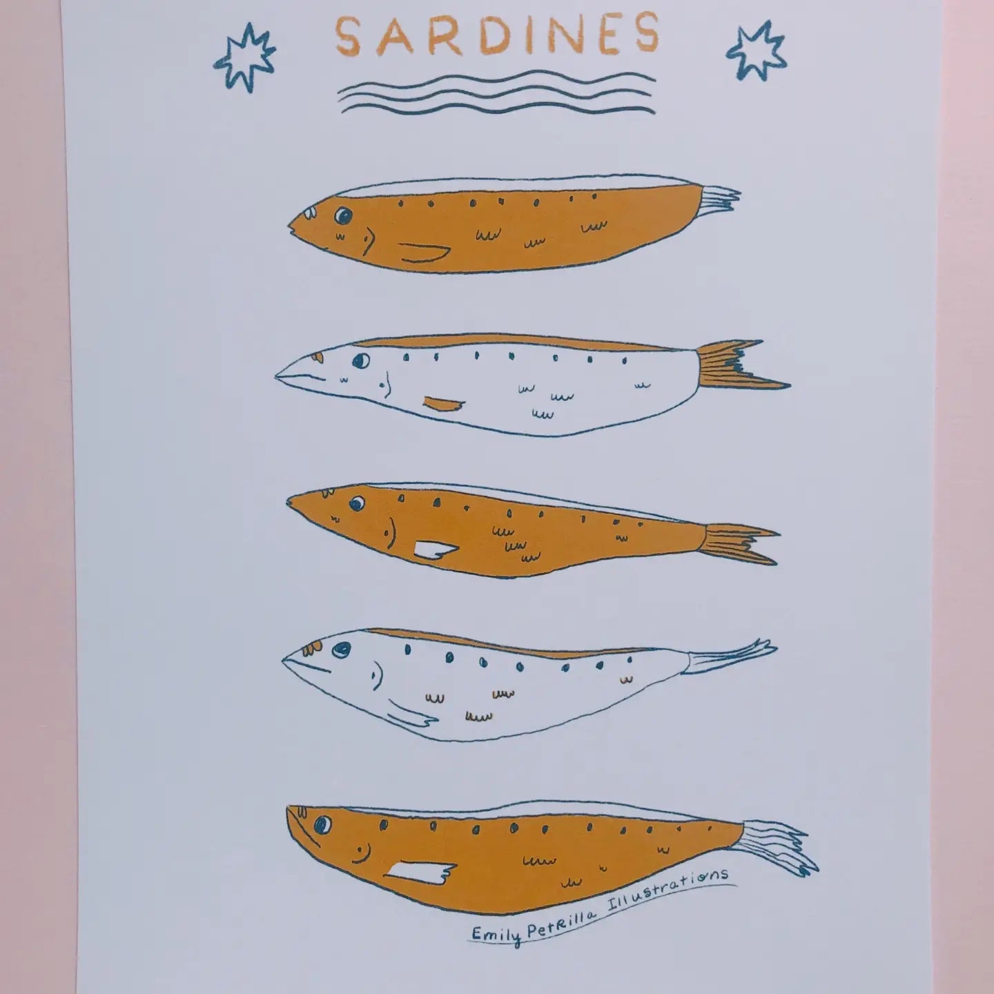 Sardines Print, 8x10