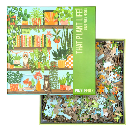 That Plant Life! 1000 Piece Cat Puzzle