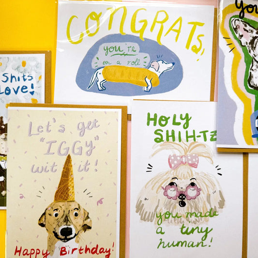 On a Roll Congrats Card