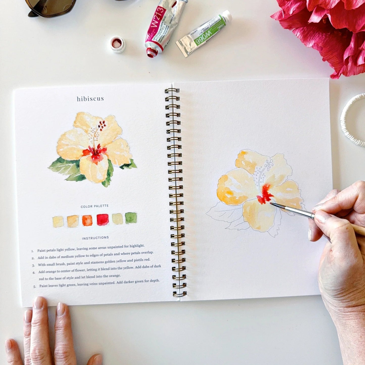 Tropical-Watercolor Workbooks