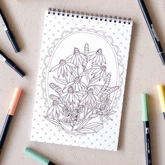 Wildflower- Coloring Books