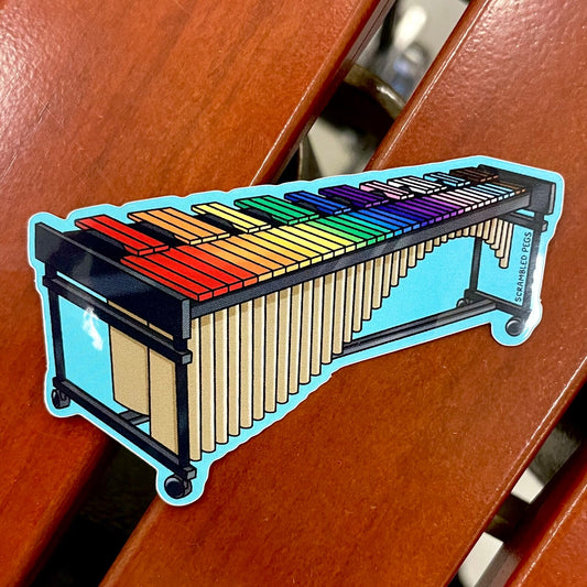 Rainbow Marimba Sticker