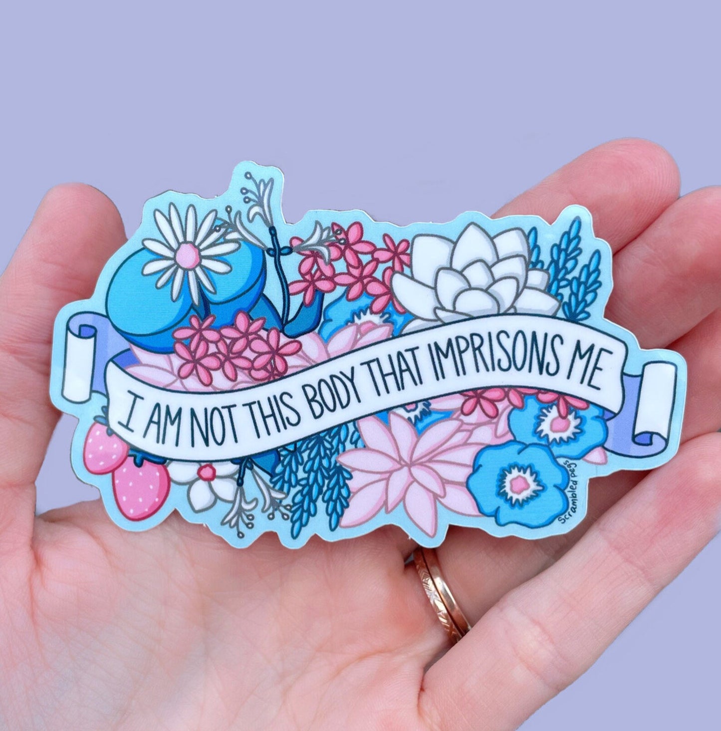 I Am Not This Body That Imprisons Me Sticker