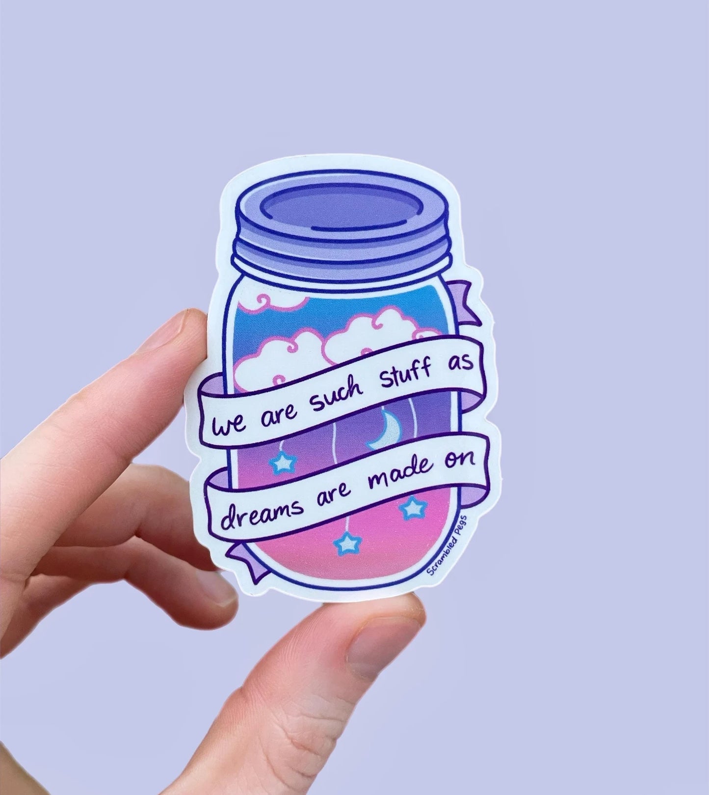 Dreams Mason Jar Sticker
