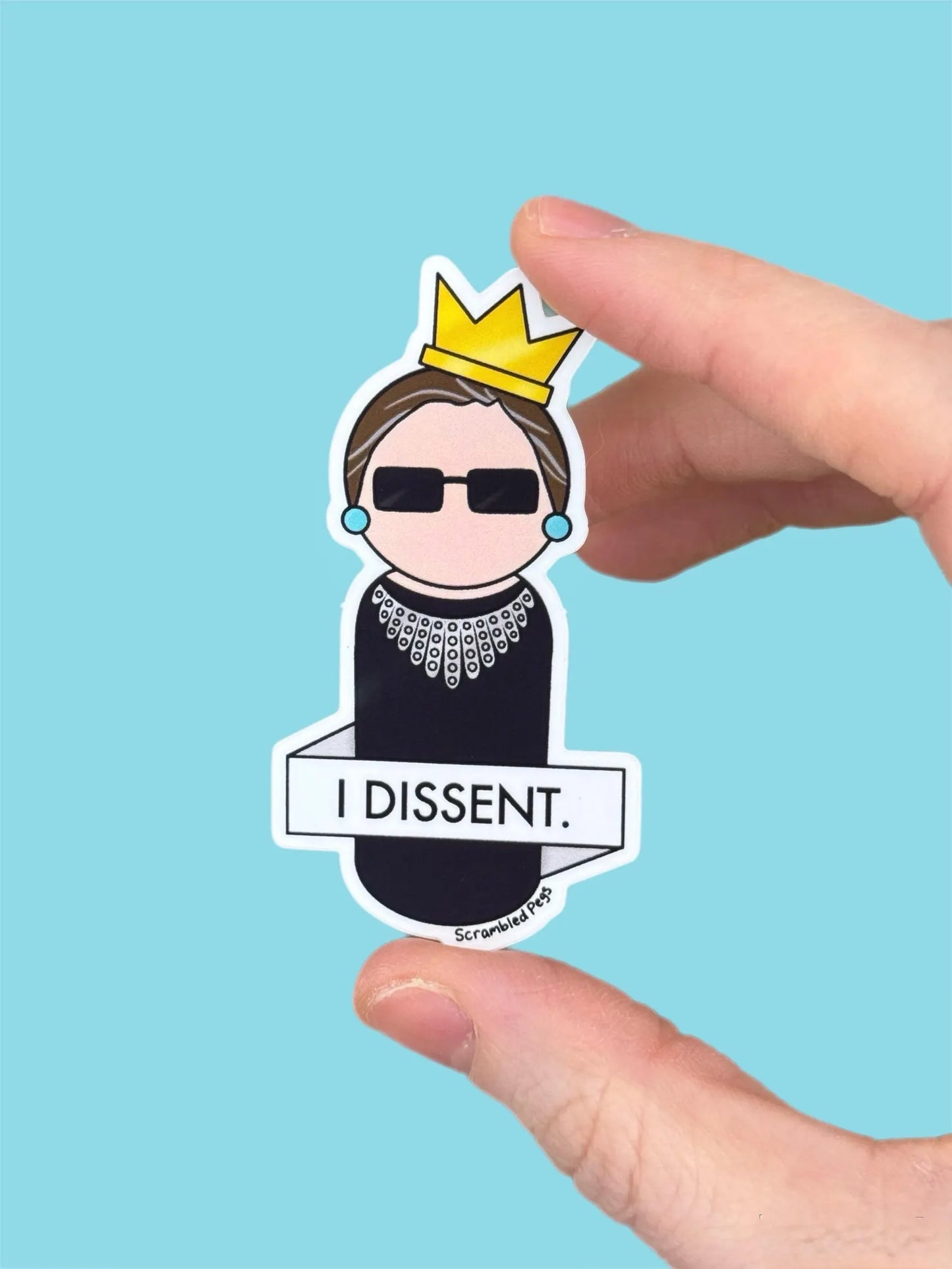 RBG Peg Doll Sticker Small