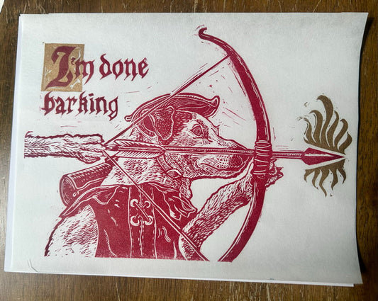 Wishbone Prints- Cap' n Mikey
