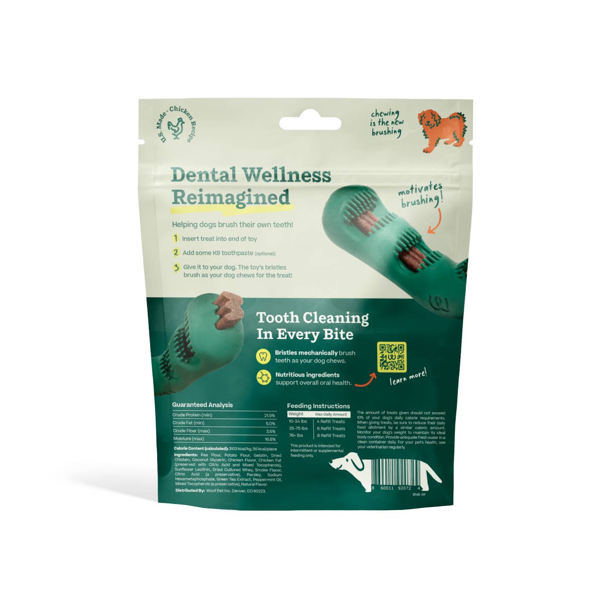 Bite n’ Brush Dental Refills - Chicken