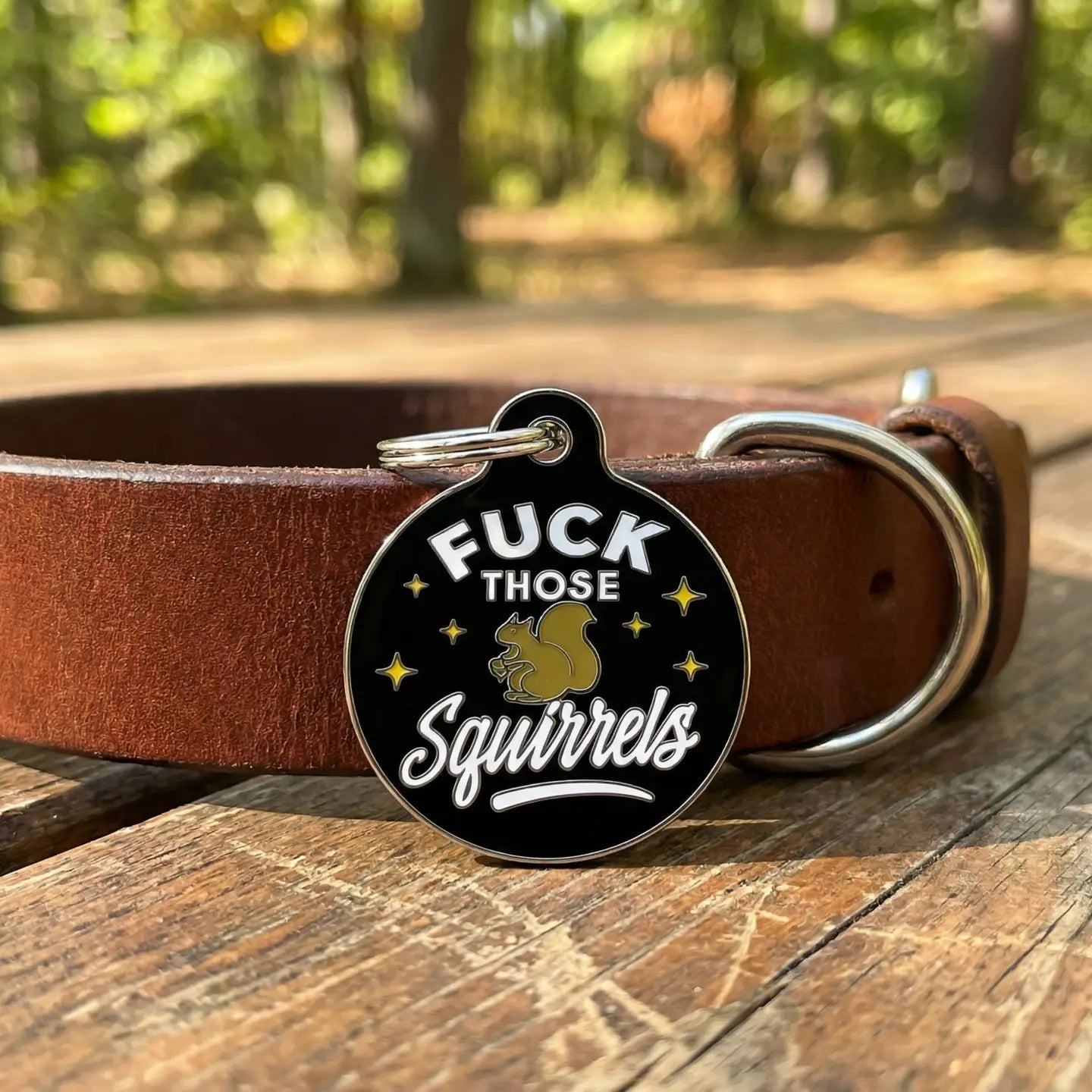 Pet ID Tags- Fuck Those Squirrels