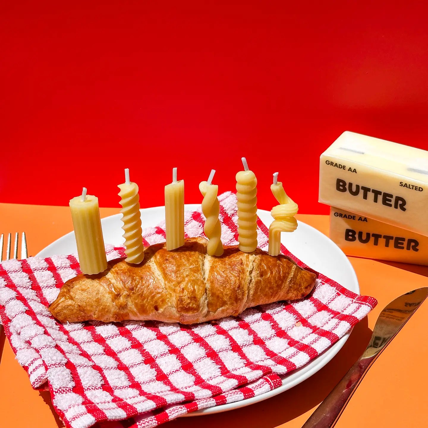 Pasta Party - Noodle Candles - Set of 6