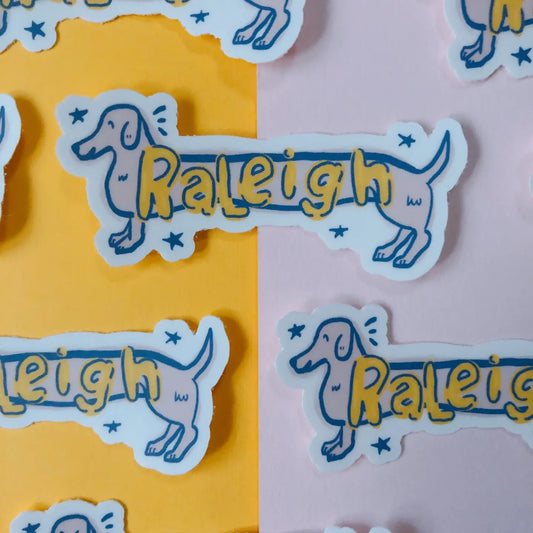 Raleigh Dog Sticker