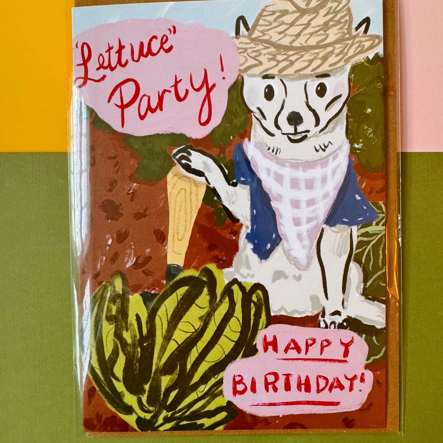 Lettuce Party Birthday Card