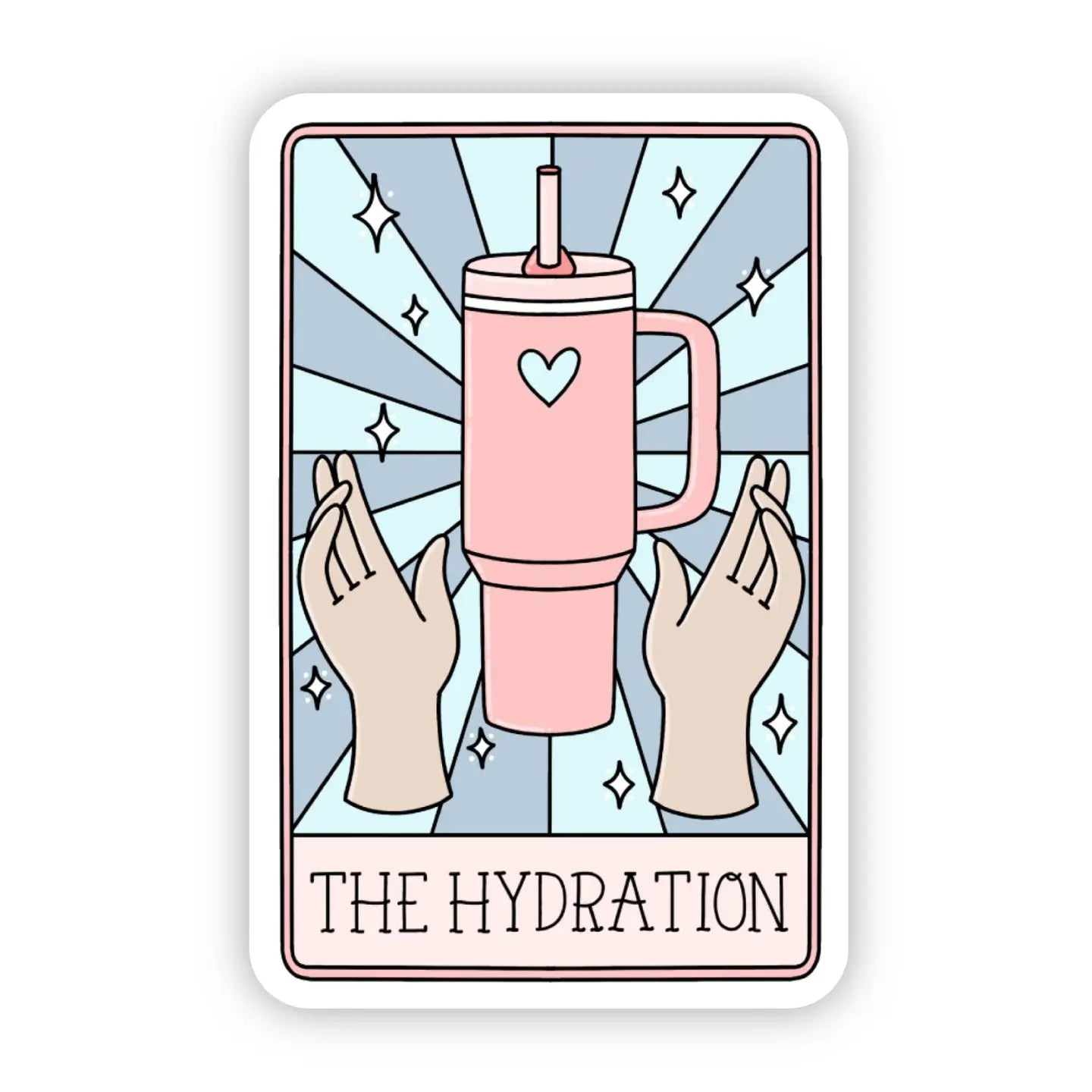 "The Hydration" Tarot Card Sticker