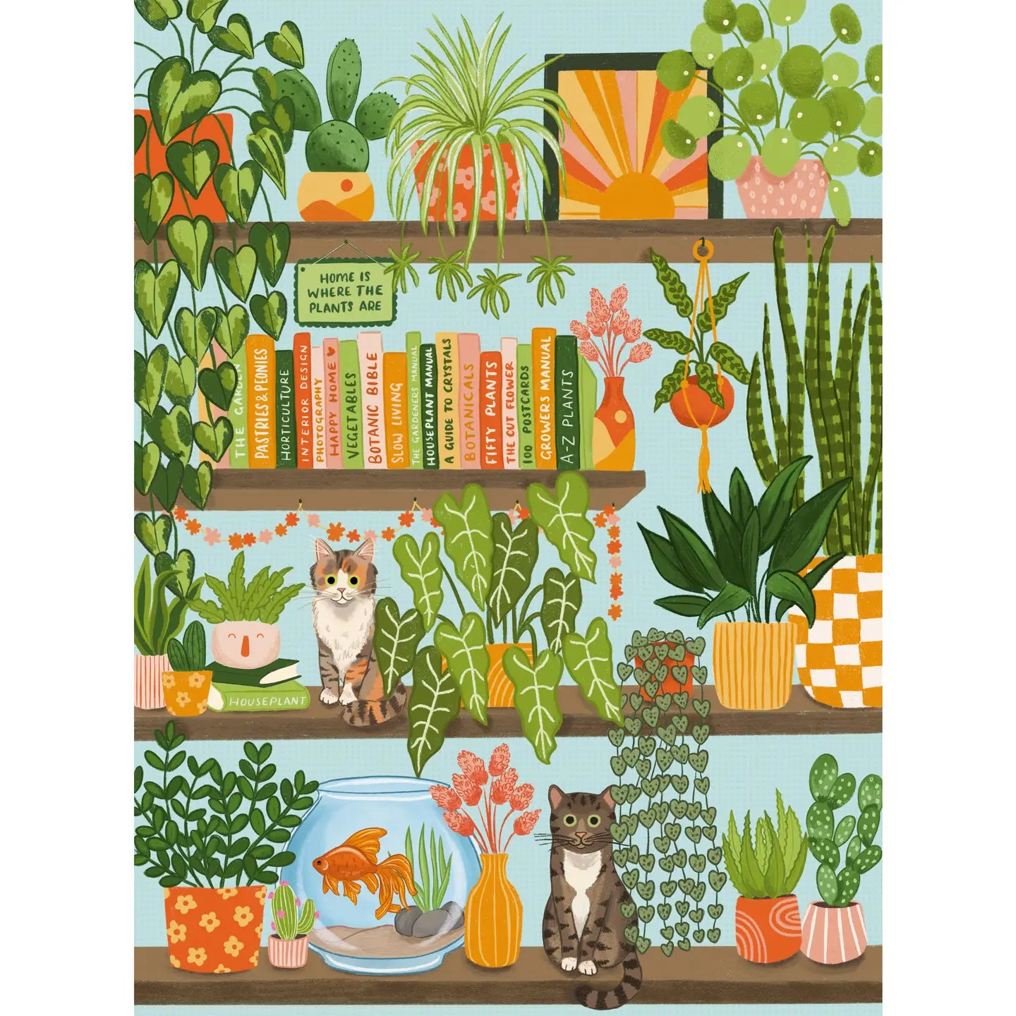 That Plant Life! 1000 Piece Cat Puzzle