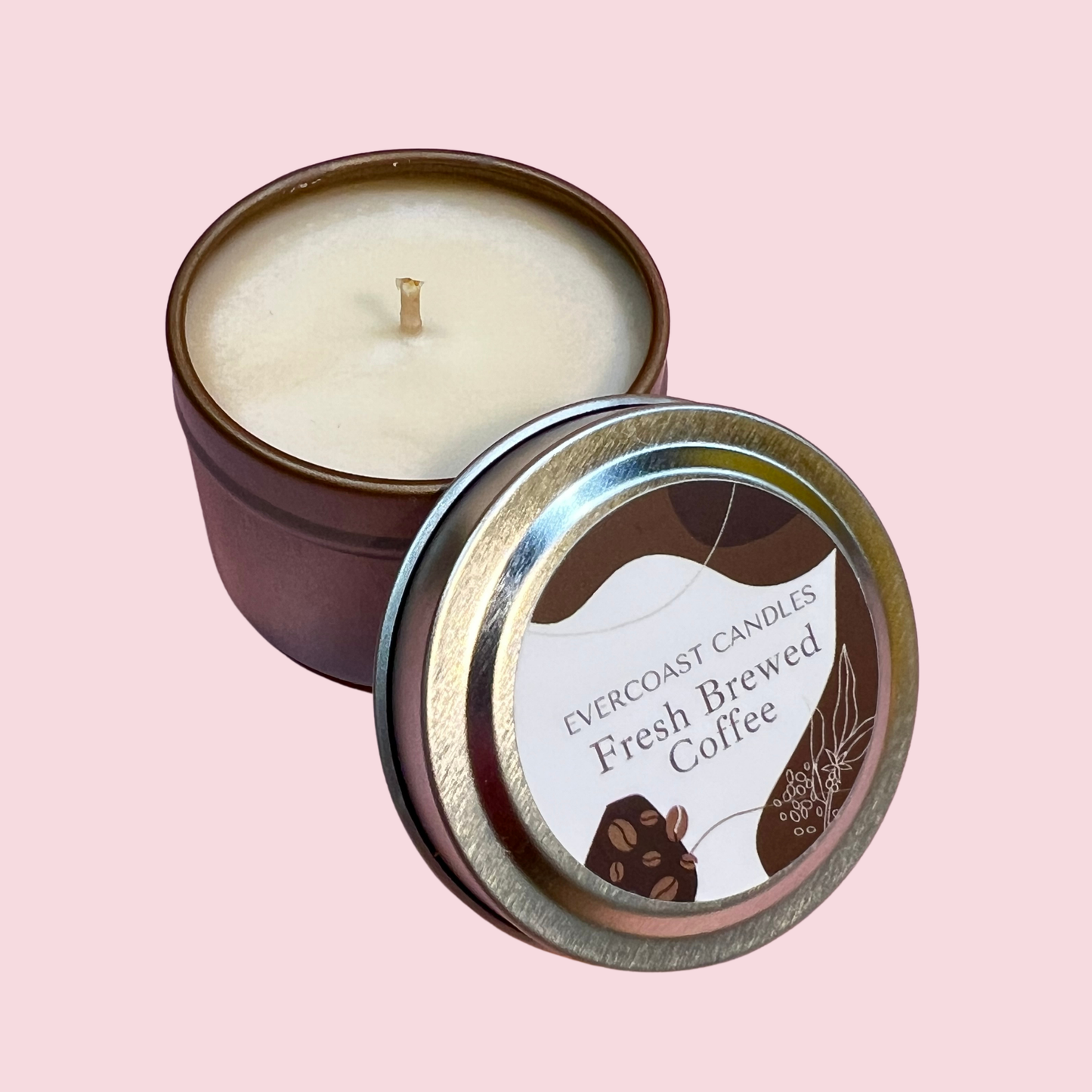 Fresh Brewed Coffee Soy Candle, 2.0oz