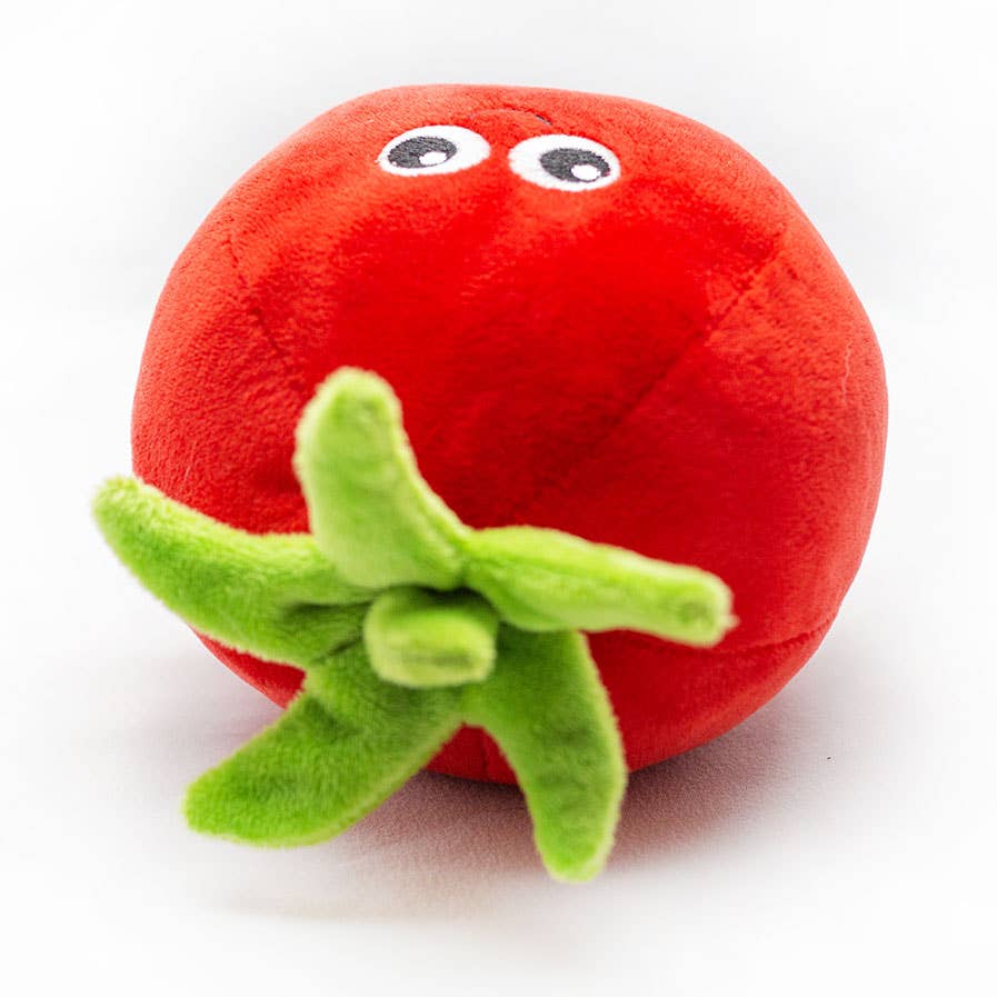 Thoozypet Tomato Plush Dog Toy