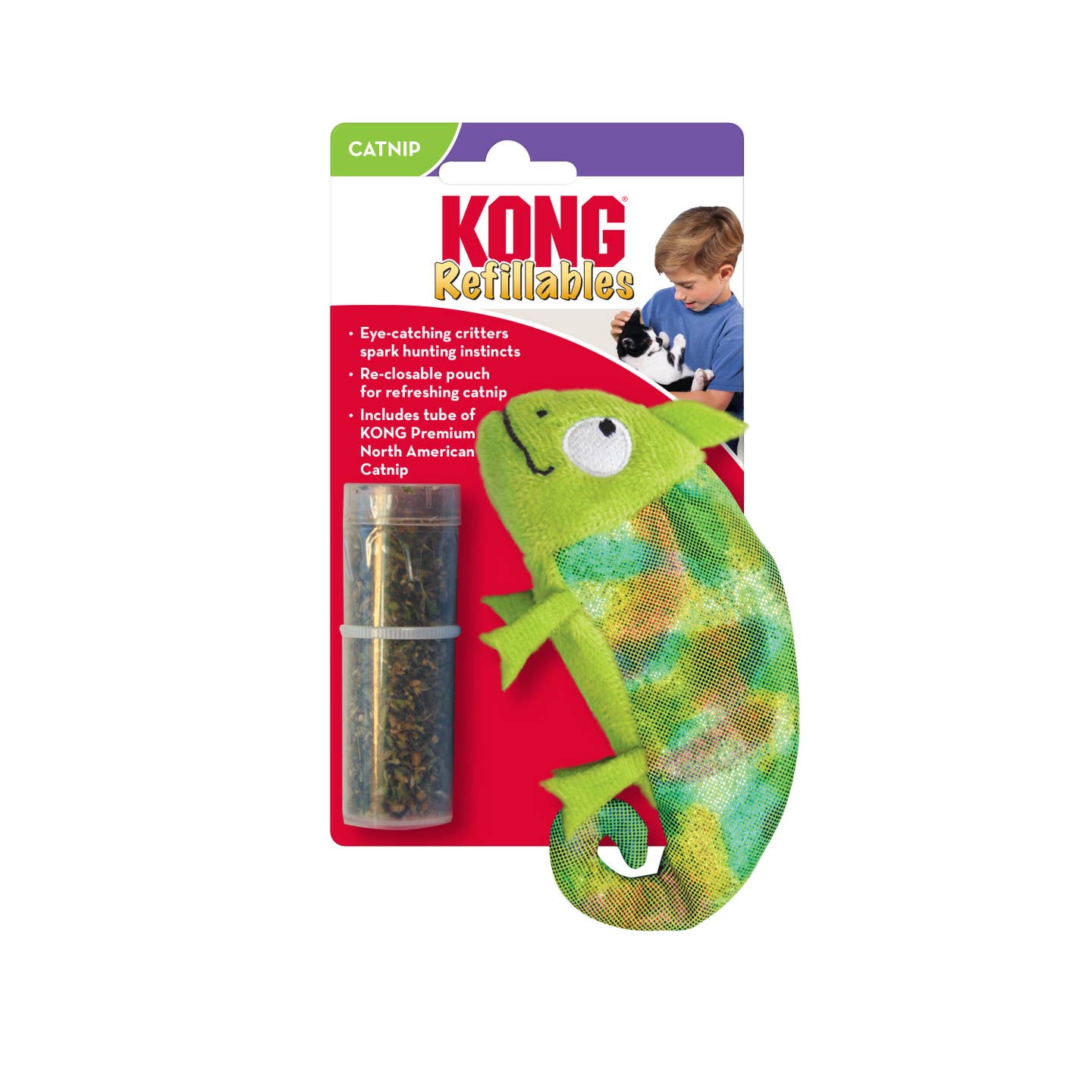 Kong® Refillables Chameleon Cat Toy