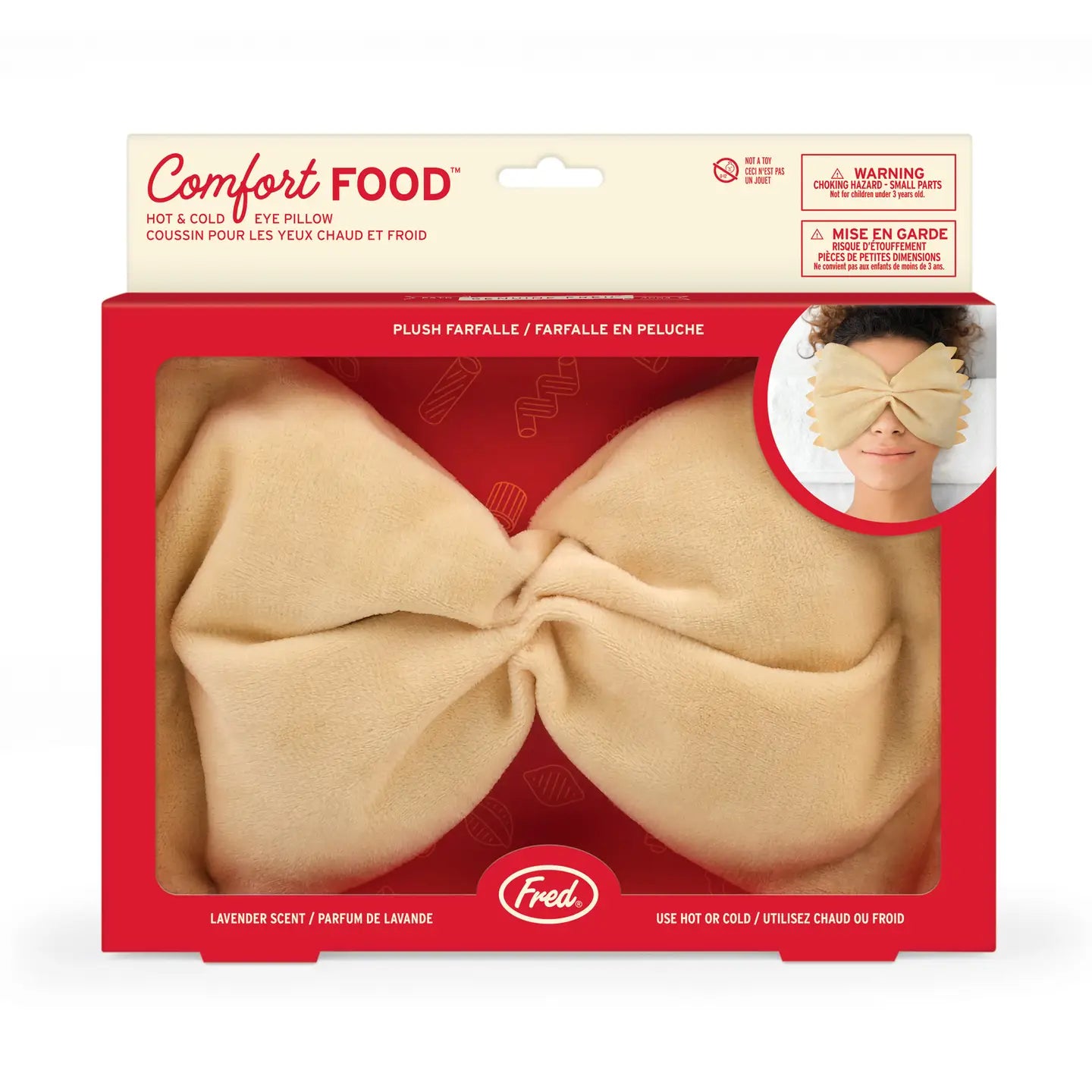 Lavender Scented Farfalle Pasta Eye Pillow