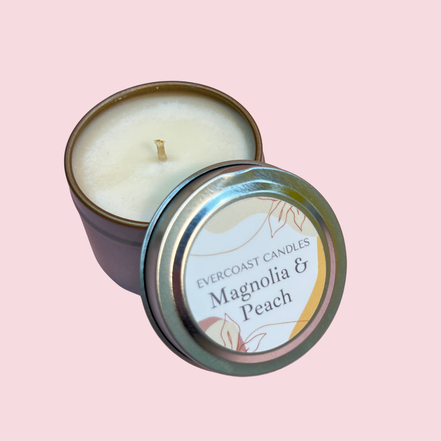 Magnolia & Peach Soy Candle, 2.0oz