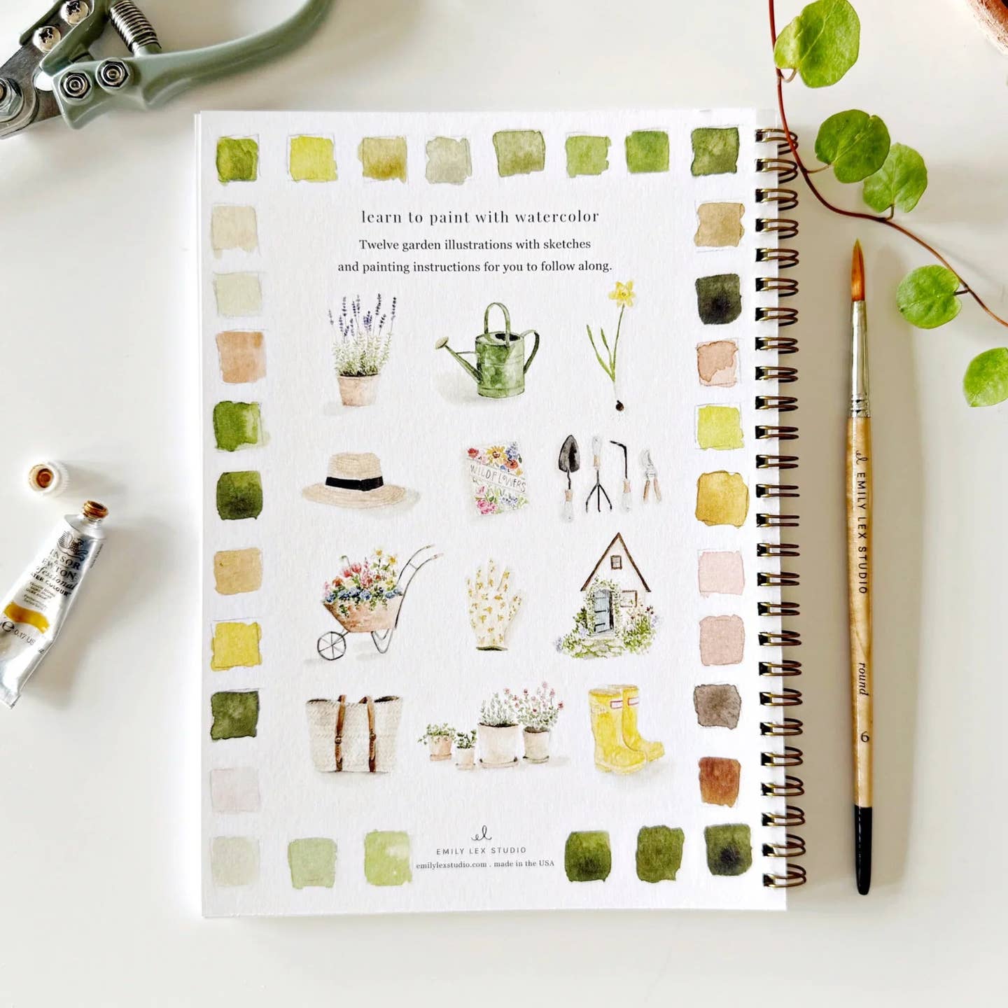 Garden-Watercolor Workbooks