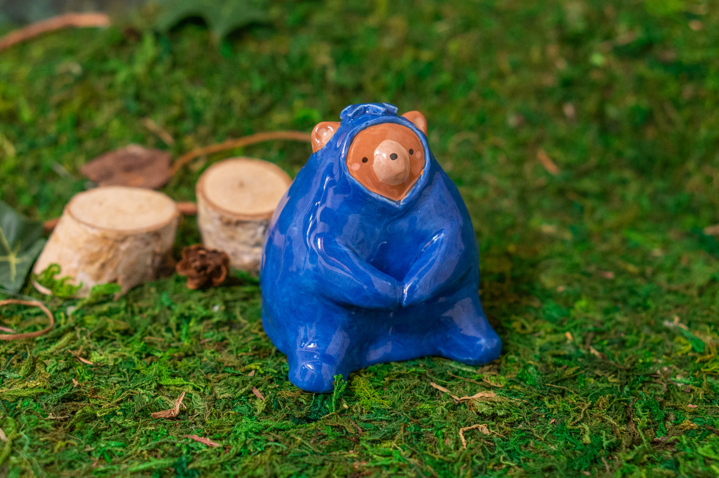 Blue-bear-ry Desk Buddy
