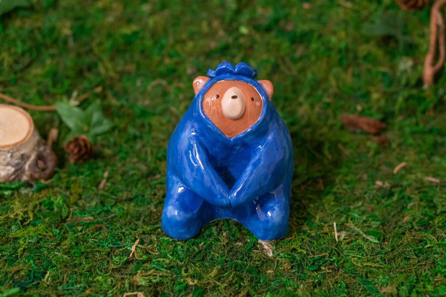 Blue-bear-ry Desk Buddy