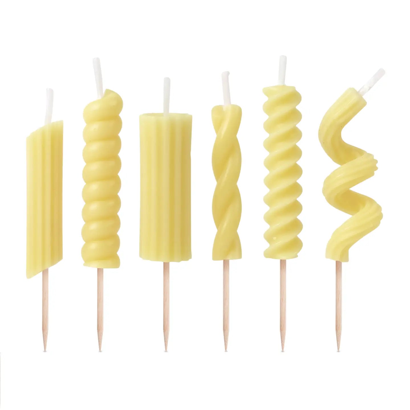 Pasta Party - Noodle Candles - Set of 6