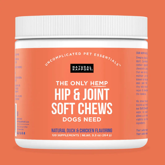 Hemp Hip + Joint Soft Chews, 120ct.