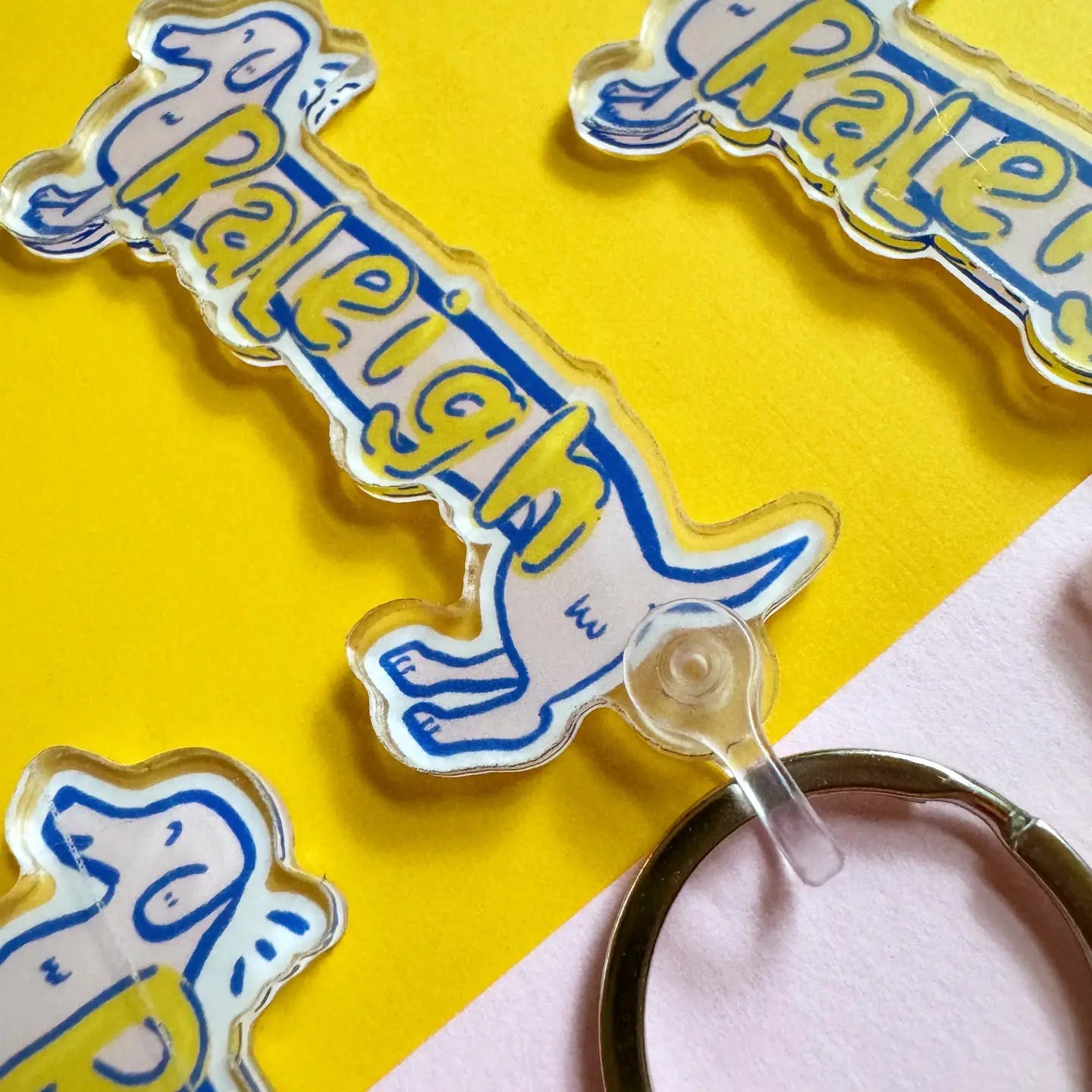 Raleigh Dog Keychain