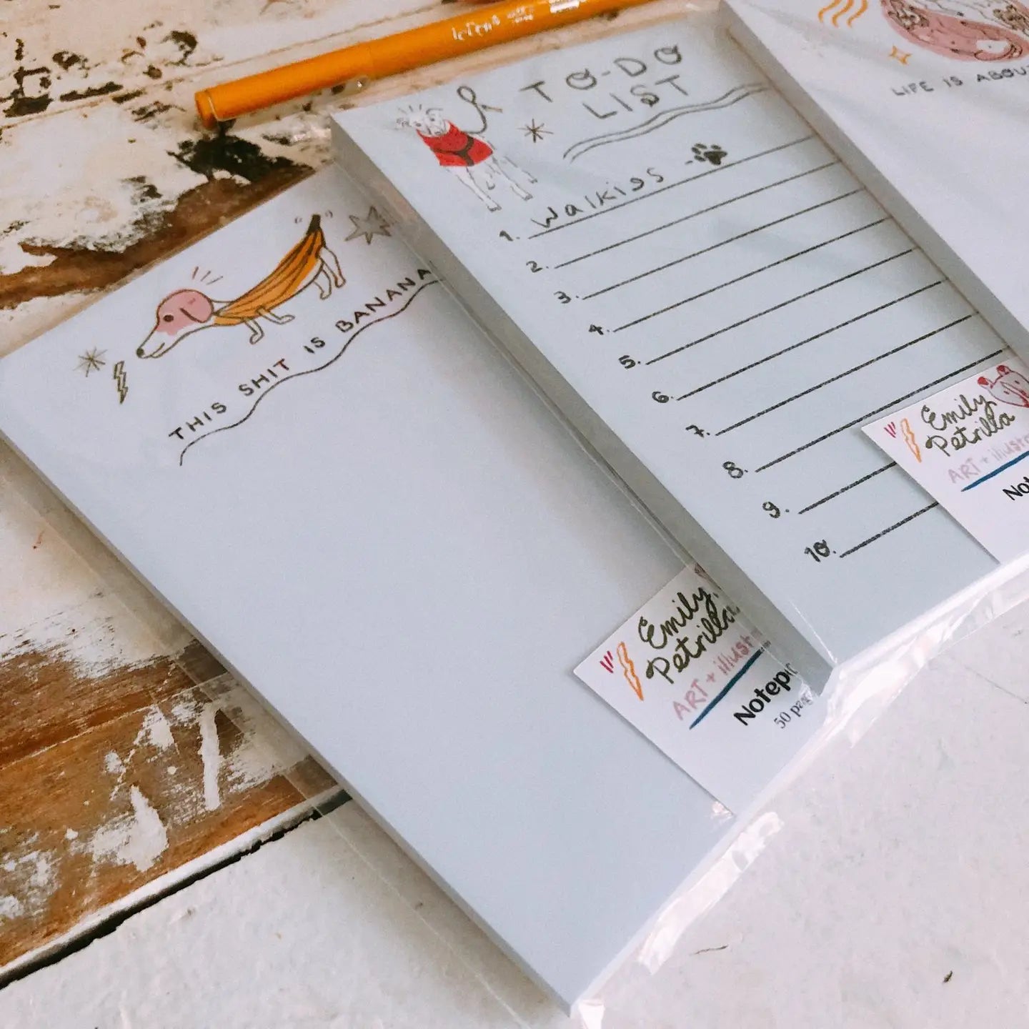 Banana Dog Notepad