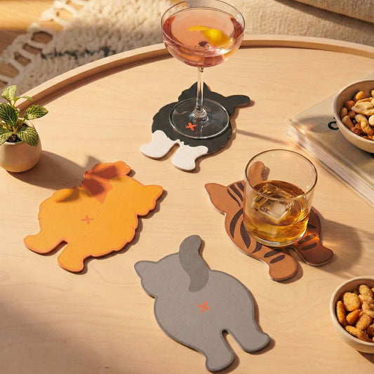 Cat Bum Coaster