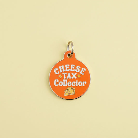 Pet ID Tags- Cheese Tax Collector