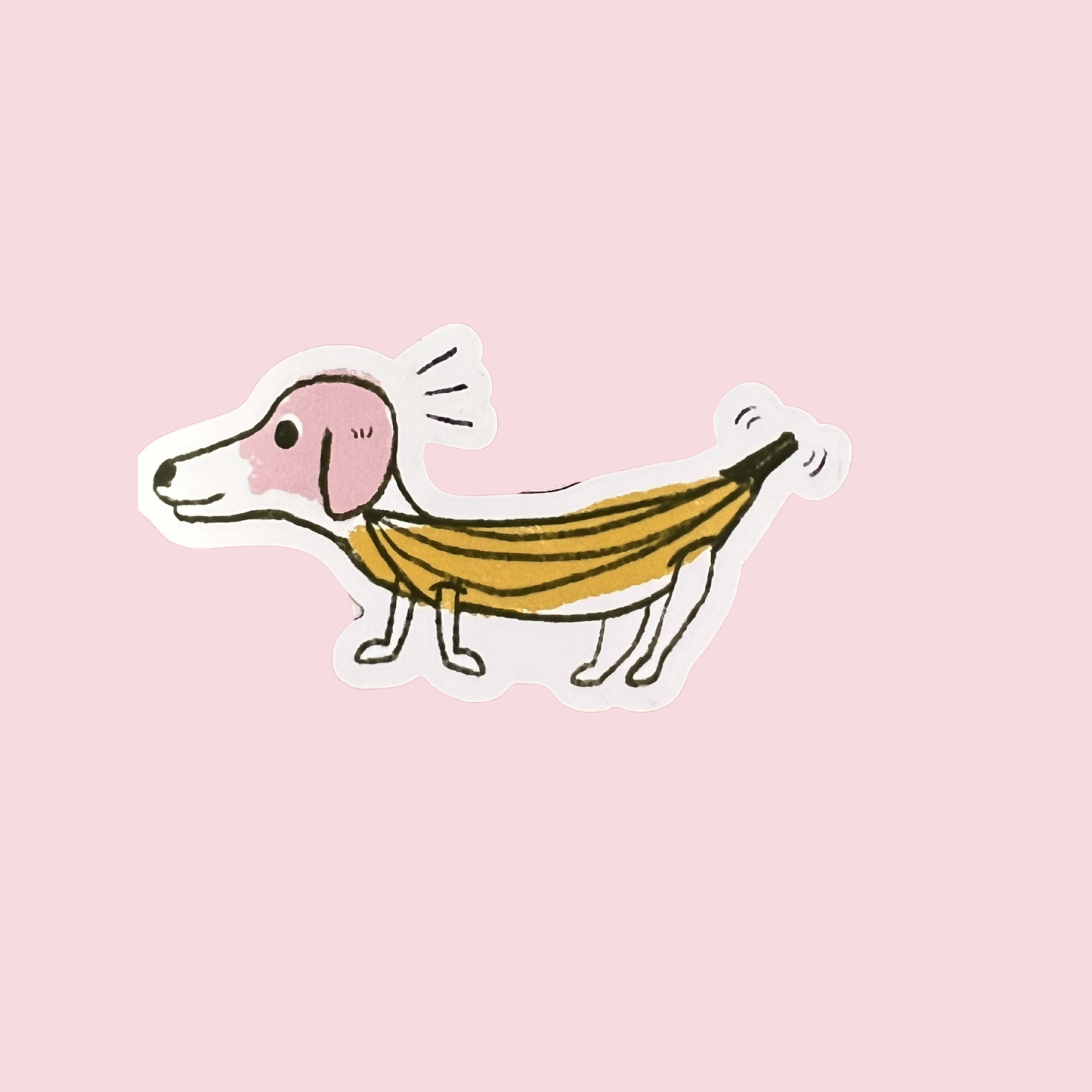 Banana Dog Magnet