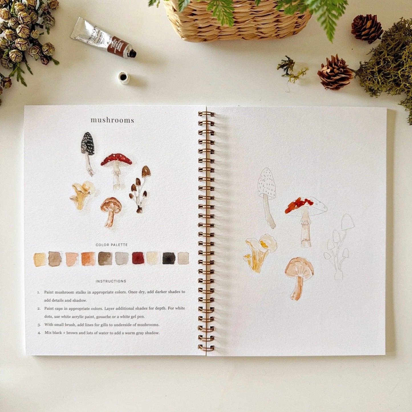 Woodland-Watercolor Workbooks