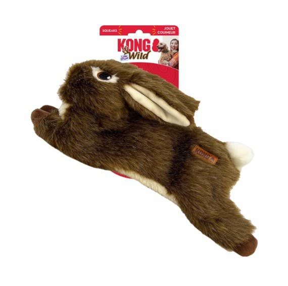 Kong Wild Low Stuff Rabbit Dog Toy