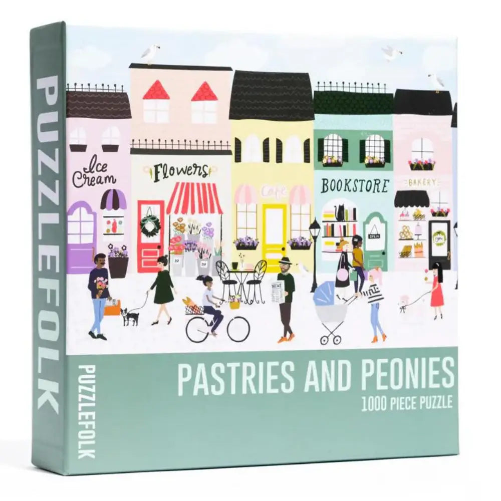 Pastries + Peonies 1000 Piece Puzzle