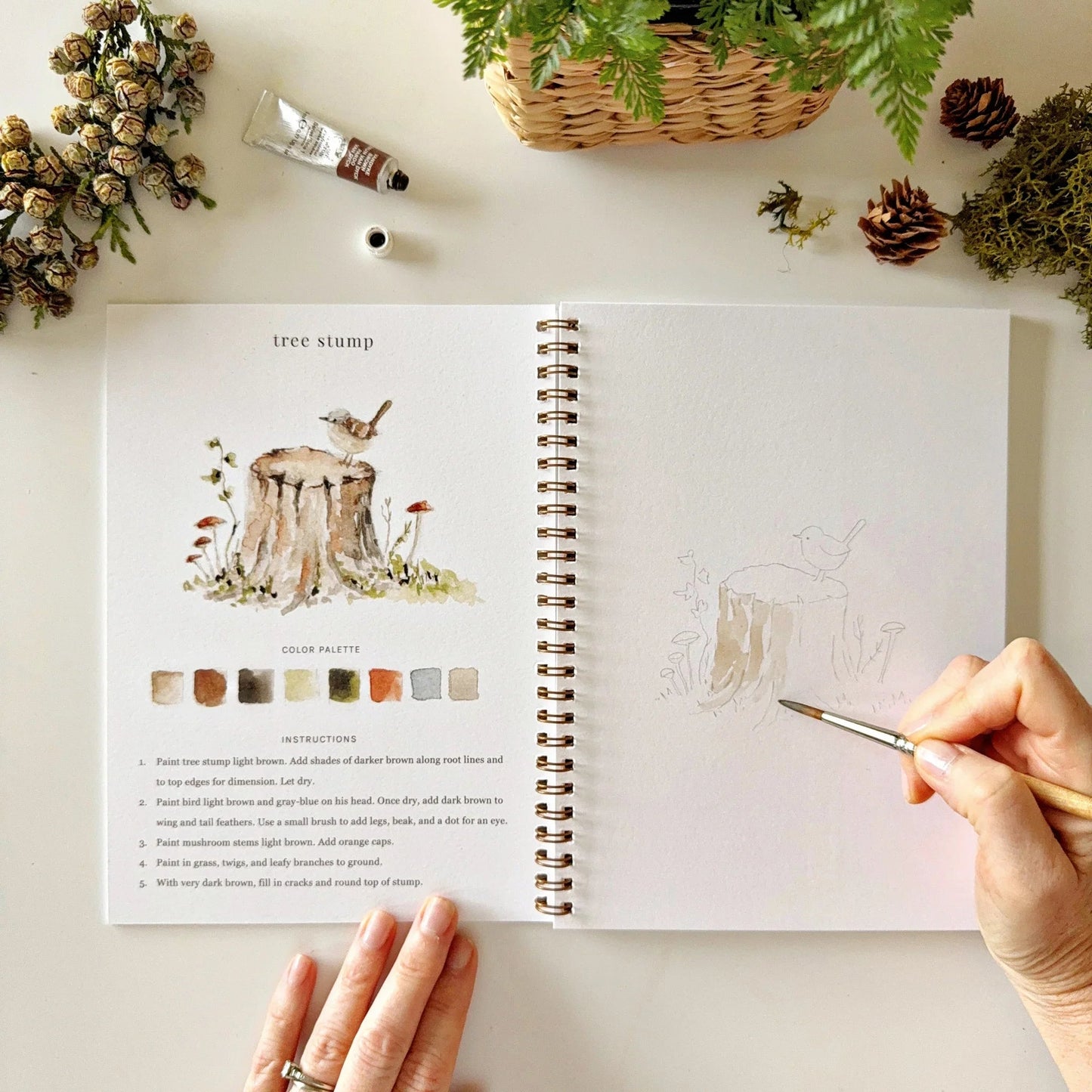 Woodland-Watercolor Workbooks