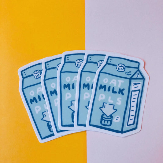 Oat Milk Pls Sticker