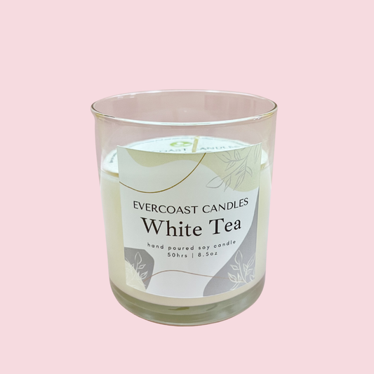 White Tea Soy Candle, 8.5oz