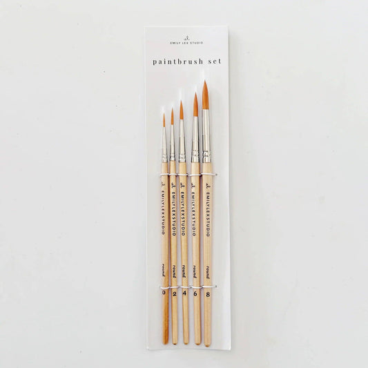 Watercolor Paintbrush-Set of 5