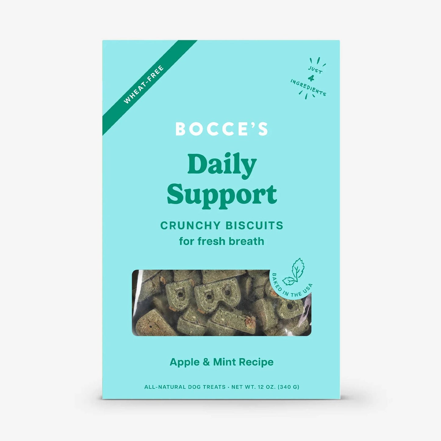 Bocce's Bakery Daily Support Breath Functional Biscuit 12oz