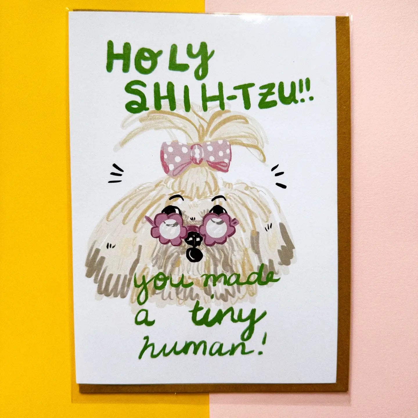 Holy Shih-Tzu Baby Card
