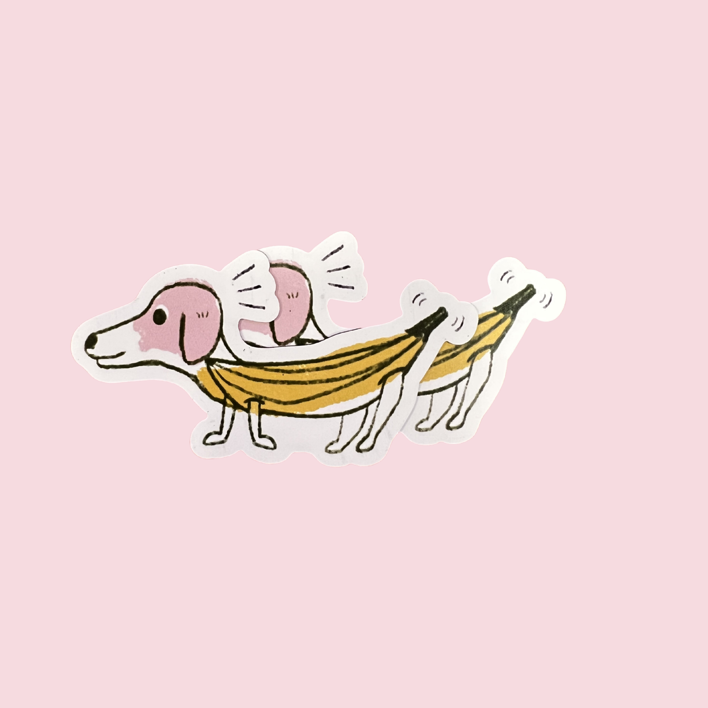 Banana Dog Magnet