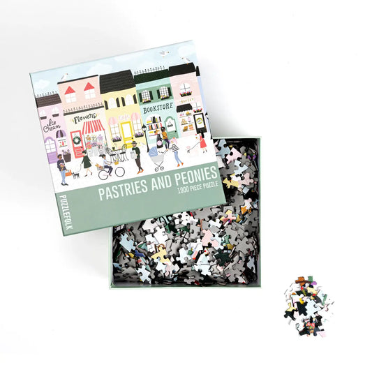 Pastries + Peonies 1000 Piece Puzzle