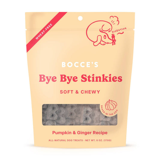Bocce's Bakery Bye Bye Stinkies Soft Treats 6oz